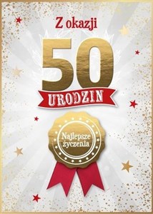 Picture of Karnet Urodziny 50