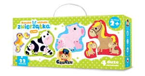 Picture of Puzzle CzuCzu Rączka układa Zwierzątka na wsi