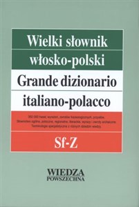 Obrazek Wielki słownik włosko - polski. Sf -Z
