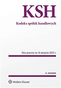 Picture of Kodeks spółek handlowych. Przepisy