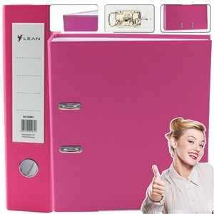 Obrazek Segregator A4/75mm różowy