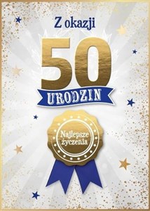 Picture of Karnet Urodziny 50