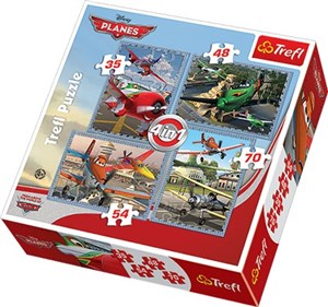 Picture of Puzzle 4w1 Planes Podniebne podróże