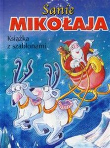 Obrazek Sanie Mikołaja Książka z szablonami