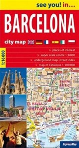 Obrazek Barcelona papierowy plan miasta 1:16 000