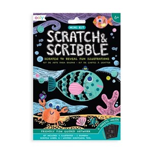 Picture of Zdrapywanki Mini Scratch & Scribble Rybki