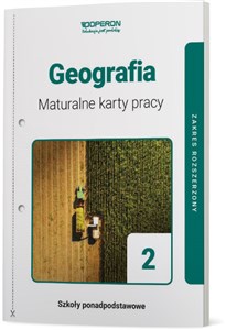 Picture of Geografia 2 Maturalne karty pracy Zakres rozszerzony Szkoła ponadpodstawowa