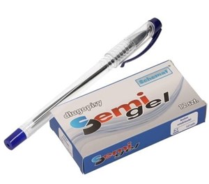 Picture of Długopis żelowy niebieski (12szt)