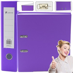 Obrazek Segregator A4/75mm purpurowy