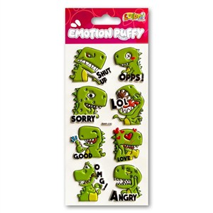 Obrazek Naklejki puffy Emotion Dino