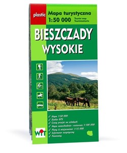 Obrazek Mapa turystyczna Bieszczady Wysokie 1:50 000 WiT