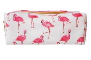 Picture of Piórnik biały Różowe Flamingi