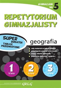 Picture of Repetytorium Gim. geografia + tablice w.2015 GREG