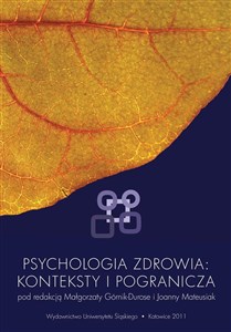 Obrazek Psychologia zdrowia: konteksty i pogranicza