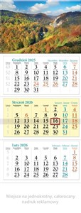 Picture of Kalendarz 2026 trójdzielny Jura