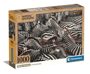 Picture of Puzzle 1000 compact National Geographic Zebry 39729