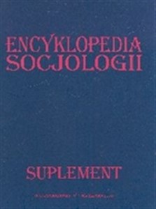 Obrazek Encyklopedia socjologii Suplement