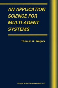 Obrazek AN APPLICATION SCIENCE FOR MULTI-AGENT SYSTEMS