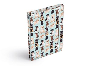 Picture of Teczka skrzydłowa z gumką A4 Psy