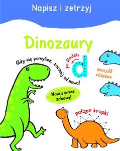 Obrazek Dinozaury Napisz i zetrzyj