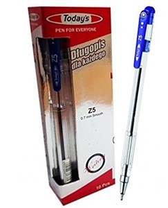 Obrazek Długopis Today's gripper Z5 nieb. (10szt) NOSTER