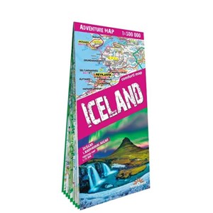 Obrazek Adventure map Iceland 1:500 000 lam w.2023