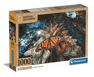 Obrazek Puzzle 1000 compact National Geographic Motyle 39732