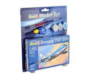 Picture of Model Revell Boeing 747-200 1:450 zestaw z farbami