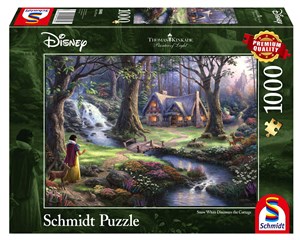 Obrazek Puzzle 1000 PQ Królewna Śnieżka Disney T.Kinkade 107252