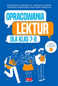Picture of Opracowania lektur dla klas 7-8