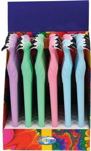 Obrazek Długopis kulkowy Flaming niebieski (36szt)