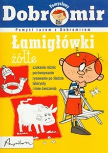 Picture of Pomysłowy Dobromir Łamigłówki żółte Pomyśl razem z Dobromirem