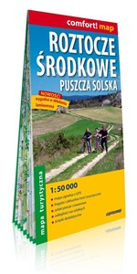 Obrazek Roztocze Środkowe, Puszcza Solska laminowana mapa turystyczna 1:50 000