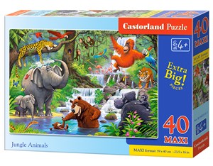 Picture of Puzzle maxi Jungle Animals 40 B-040315