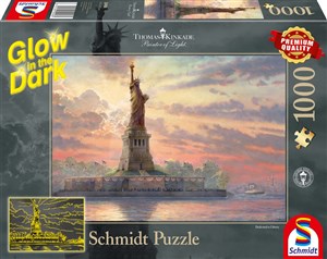Picture of Puzzle 1000 Thomas Kinkade Statua Wolności / Nowy Jork (świecą w ciemności)