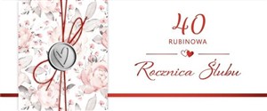Picture of Karnet Rocznica Ślubu 40