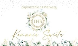 Picture of Zaproszenie Komunia (10szt)