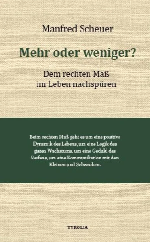 Picture of SCHEUER, M: MEHR ODER WENIGER?