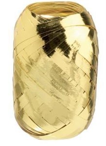 Obrazek Wstążka kłębuszek 20m/5mm metallic złota