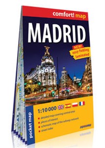Picture of Madryt (Madrid) comfort! map kieszonkowy laminowany plan miasta 1:10 000 1:10 000
