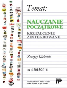 Obrazek Nauczanie Początkowe. Kszt. zint. nr 4 2015/2016