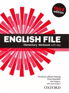 Picture of English File 3E Elementary Workbook with Key