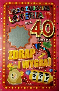 Obrazek Karnet Urodziny 40 damskie