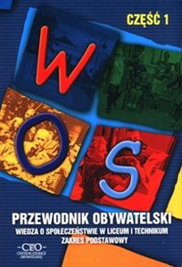 Picture of Przewodnik obywatelski Część 1 Wiedza o społeczeństwie Zakres podstawowy Liceum i technikum