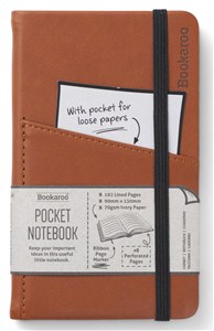Picture of Notatnik A6 Bookaroo Journal Pocket brązowy