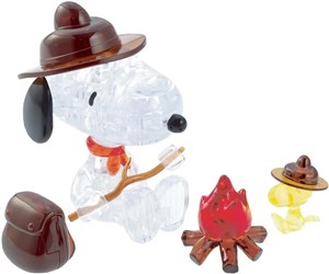 Picture of Crystal Puzzle - Snoopy Camping