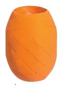 Obrazek Wstążka kłębuszek 20m/10mm matowa pomarańczowa