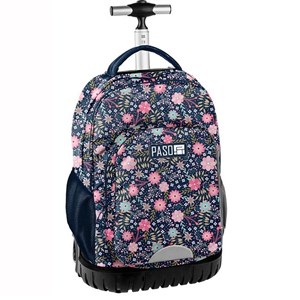 Picture of Plecak na kółkach w kwiatki