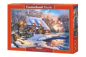 Picture of Puzzle 500 Winter Cottage