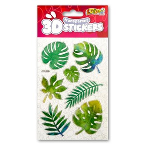 Picture of Naklejki 3D Transparent Green Leaves